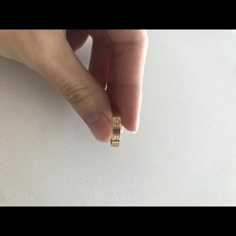 Cartier Love ring rose gold